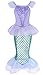 Price comparison product image AmzBarley Little Girls Mermaid Dressing up Dress for Kids Halloween Fancy Dress School Theme Party Costumes, Purple, 11-12 Years