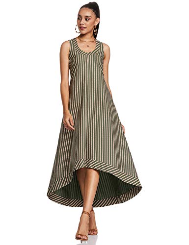 Image of RIVER Cotton Designer Maxi Women's Casual Dress