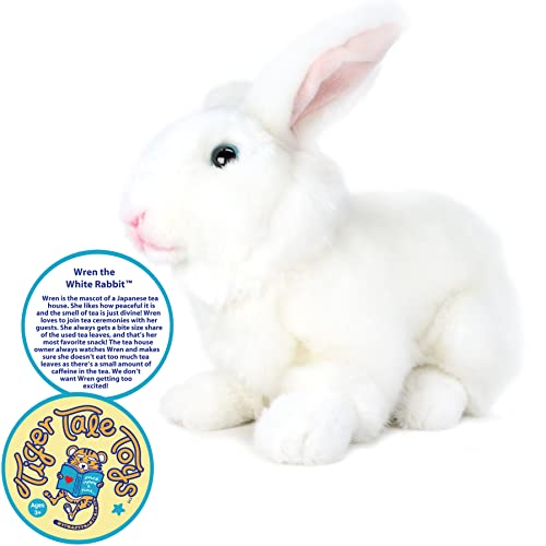 VIAHART Wren The White Rabbit | 10 Inch Stuffed Animal Plush | by TigerHart Toys - Thumbnail 3