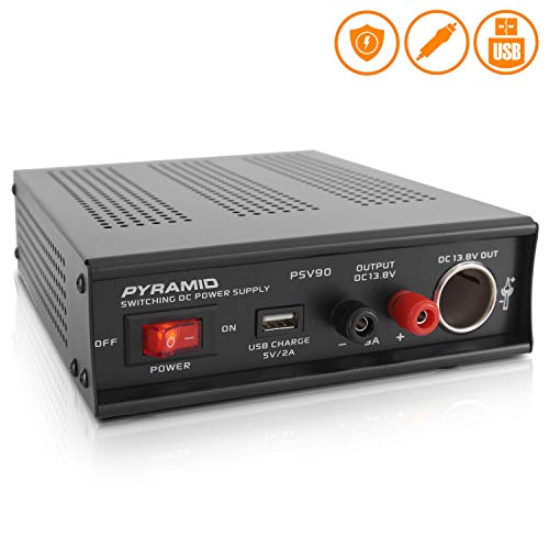 Universal Compact Bench Power Supply - 9 Amp Regulated Home Lab Benchtop AC-DC