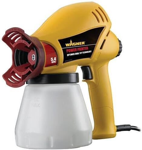 Wagner Spray 525037 Optimus 5.4 GPH Power Painter with Dual Tip Technology