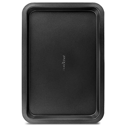 Hoja antiadherente para galletas de 17 pulgadas, gran color negro de calidad comercial para restaurantes de calidad de carbono, compatible con el modelo compatible con el modelo NCZK3B Cover