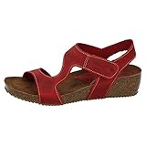 INTER-BIOS - Sandalia 5316-VEL para: Mujer Color: Rojo Talla: 38