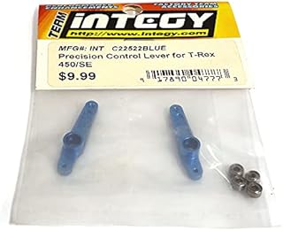 Integy RC Model C22522BLUE Precision Control Lever for Align T-Rex 450/SE