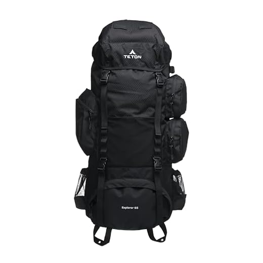 Teton 65L Explorer Backpack for Adventurers