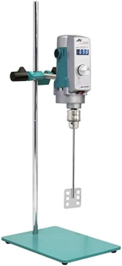 MXBAOHENG 340W New Digital Display Lab Electric Mixer AM200S-H Electric Blender Lab Agitator 220VAC 50/60 Hz Stirring Capacity 50~30000ml(Water) 100-1800rpm