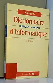 Paperback French-English Computer Dictionary [French] Book