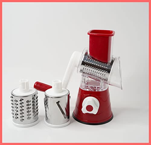 Vegetable Slicer With 3 Interchangeable Blades Cheese Grater Grater Slicer For Fruits Nuts #TOP2