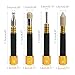 BuleVina 4 PCS PDR Tap Down Tool, Pen Shape VIP Knockdown Remover, Portable Removable Tool Set Pieces for Car Body Anti Dent Removal Traceless Automobile Paintless Auto DIY Repair