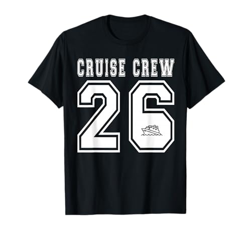 Équipe d'équipage de croisière 2026 Assortie pour Les Vacances en Famille T-Shirt