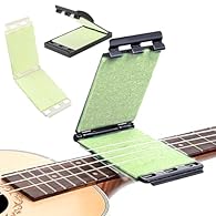 【2-in-1 Guitar String & Fretboard Cleaner】 ANBOO's Fast Fret Guitar Cleaner features a dual-sided design: one side effectively cleans guitar strings, removing dirt and oils to extend their life, while the other side conditions the fretboard to preven...