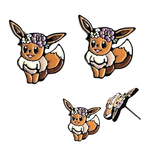 Evolutions Earrings Zinc Alloy Anime Earrings For Boys Girls And Women (3) #TOP19