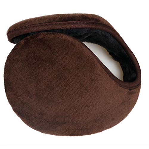 Ypser Fleece Ear Warmers Winter Foldable Ear Muffs for Men & Women Outdoor Ear Covers