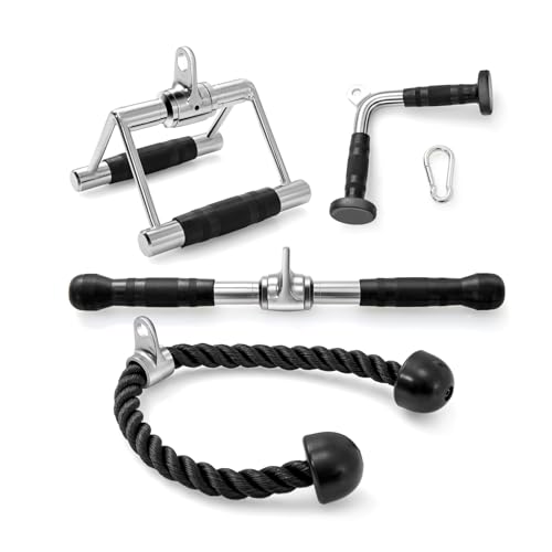 GOPLUS Kit de 4 Accessoires de Machine à Câble de