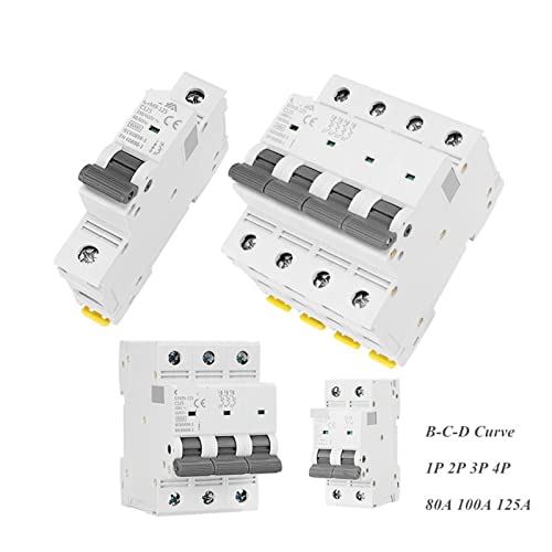Disjoncteur miniature triphasé 80A haute capacité 6KA de largeur 53.4mm