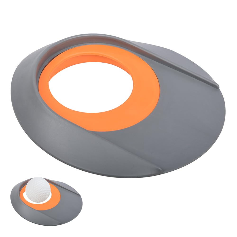 Golf Putting Practice Hole Cup, Silicone Golf Ball Disc Ideal Training Accessories for Indoor Outdoor