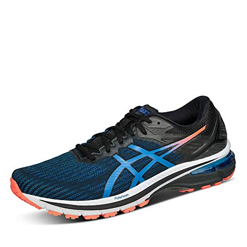 Asics GT-2000 9, Road Running Shoe Hombre, Black/Directoire Blue, 42.5 EU