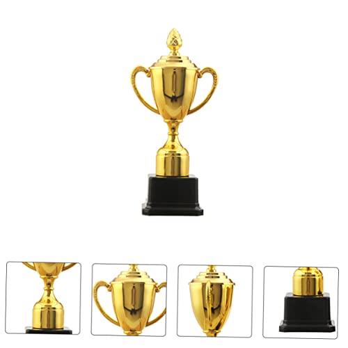 BESPORTBLE 3 Pçs Troféu De De Plástico Para Decoração De Casa Mini Brinquedos Troféu De Futebol Para
