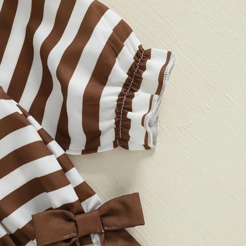 GOOCHEER Fall Newborn Baby Girl Clothes Game Day Football Embroidered Stripe Long Sleeve Romper Jumpsuit Outfit4