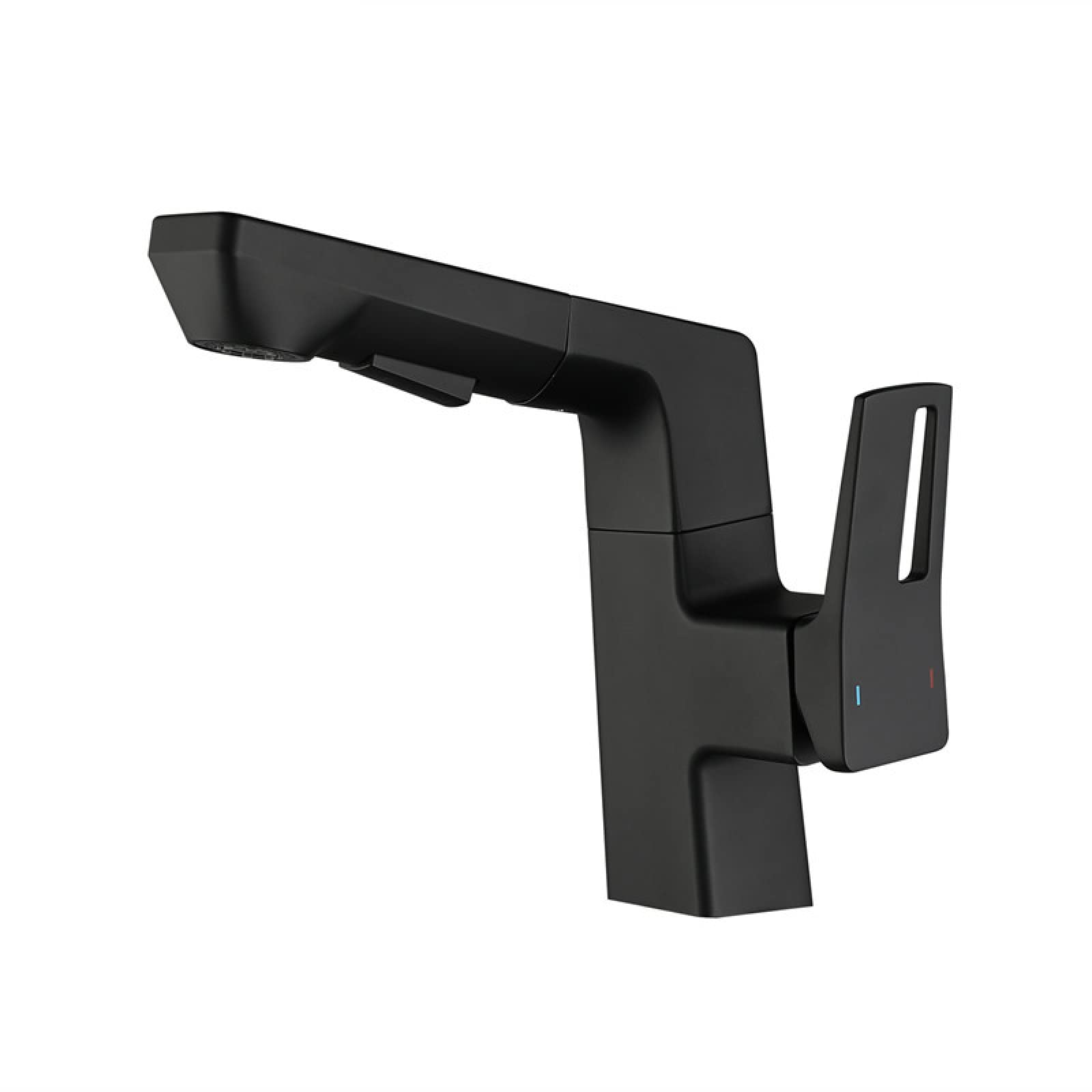 Similar))Single Hole Bathroom Faucet with Pull Out Sprayer Dual Mode Mixer Tap for Hot and Cold Water 360° Rotation Single Handle Multi-Function Retractable Pull Down Sink Faucet