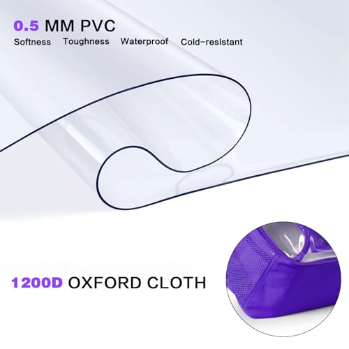 Image of PAMANO Clear Backpack Heavy Duty Transparent See Through Bag for College Work Travel Security