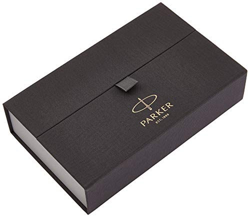 Parker Duofold International Fountain Pen, Classic Black With Gold Trim, Fine Solid Gold Nib, Black Ink And Convertor (1931383) #TOP13