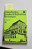 Schmalkalden Steinbach-Hallenberg Breitungen - Wanderheft 36