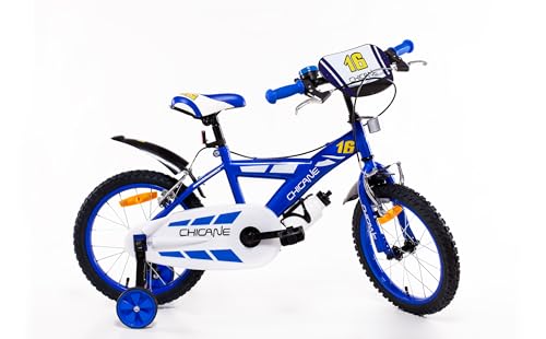 SCH Bici Chicane, Bicicletta Bambino, Blu, 16"