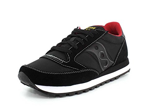 Saucony Originals Men's Jazz Original Fashion Sneaker,Black/Red,10.5 M US