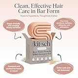 Kitsch Shampoo Bar with Rice Water 91g – Solid Bar Shampoo for Hair Thickening, Strengthening and Moisturizing, Rice Water shampoo bars for Thinning Hair, Paraben-Free, Hair Care - Image 4