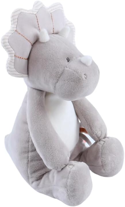 Noukie's - Safety Blanket for Children - Small Plush Ops in Grey - Veloudoux Safety Blanket - Suitable Size for Children (25 cm)