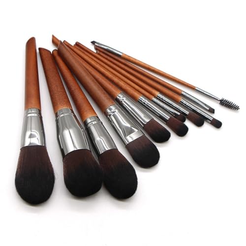 11 pieces of makeup brush set powder eye shadow complete of beauty tools image 2