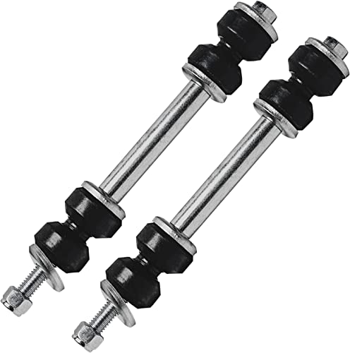Image of Detroit Axle - Front 8pc Control Arms Kit for 2007-2013 Chevrolet Silverado 1500 GMC Sierra 1500 Suburban Yukon XL Tahoe Avalanche Cadillac Escalade ESV EXT, 4 Control Arms 2 Sway Bars 2 Tie Rod Ends