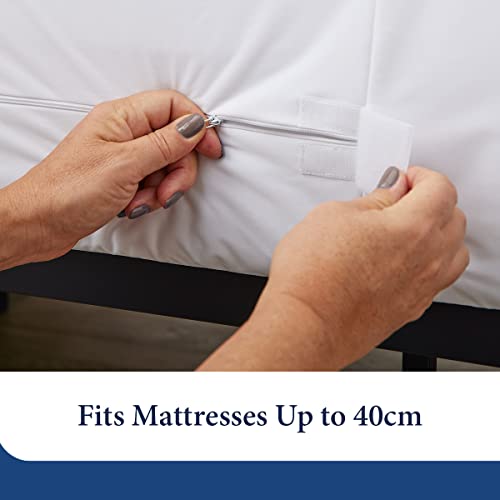 Cosy House Collection Luxury Zippered Mattress Encasement - Master Bedroom Essentials - 100% Waterproof - Rayon Derived from Bamboo - Ultimate Noiseless Comfort & Cooling (King) by Cosy House Collection - Used condition - Image 7