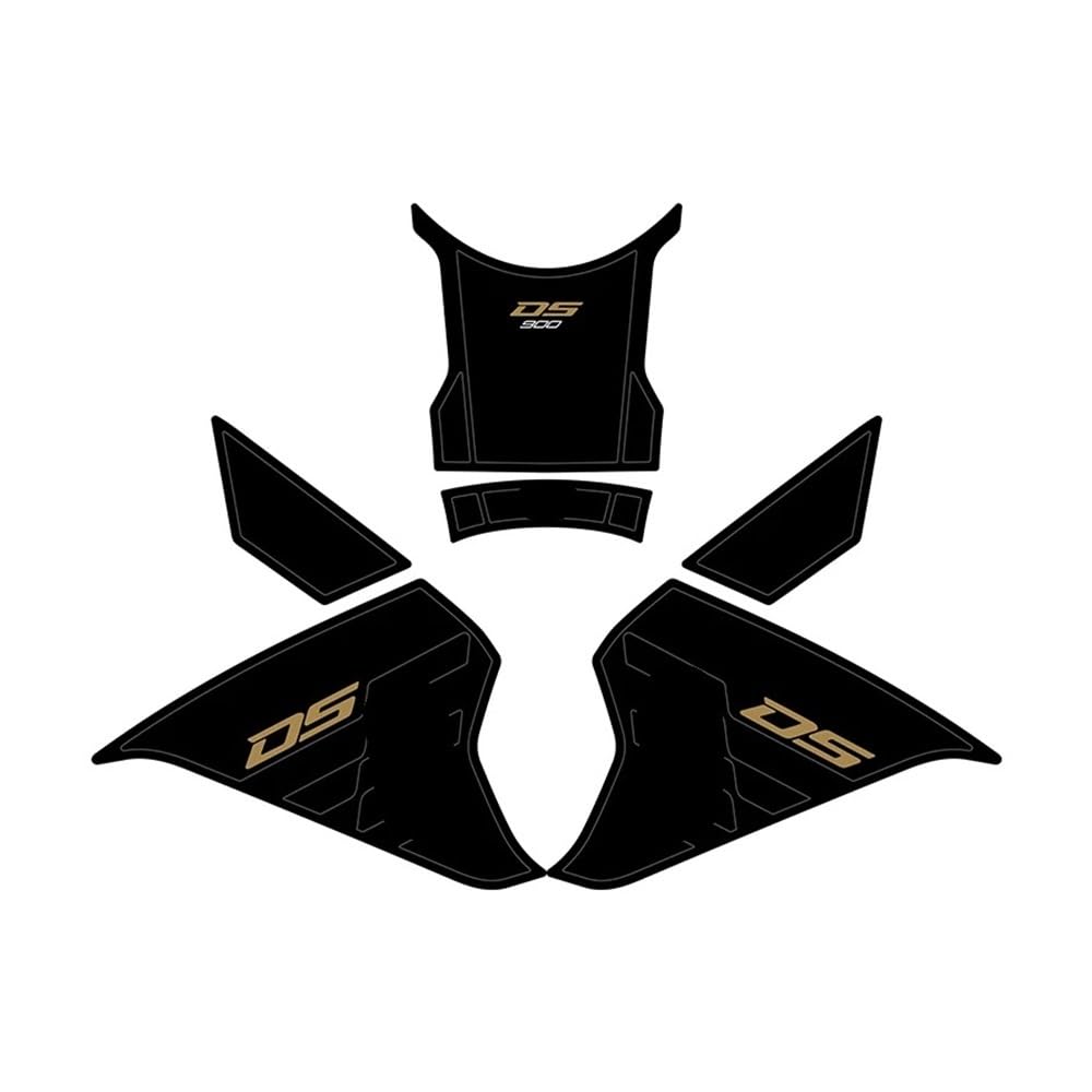 Réservoir autocollant DS900X 2024 pour éviter les rayures de veste