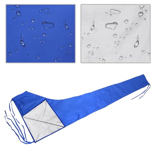 SYOWADA 10-11Ft Waterproof Sail Cover Boom Mainsail Cover Uv Protection Mainsail Cover 420D Oxford Cloth Kayak Covers for Sailboat (10-11Ft) by SYOWADA - Image 2