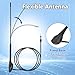SZSAUTO Marine Radio Antenna 18.5 Inch Waterproof Rubber Boat Antenna, Flexible Marine AM FM Stereo Radio Antennas Replacement for Boat Car Truck RV Motorhome ATV UTV Tractor Yacht Pontoon