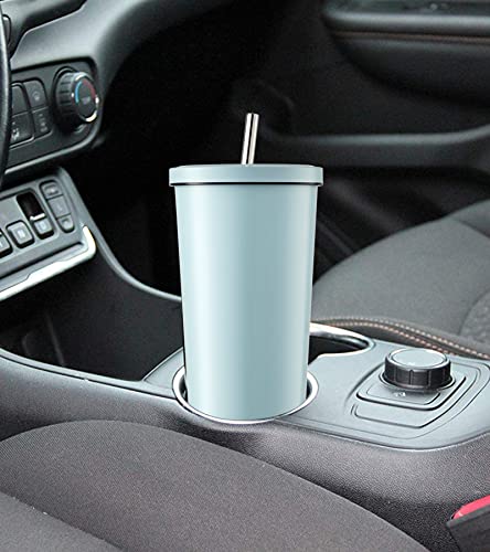 Tkk Tumbler Stainless Steel Insulated Coffee Cup With Splash-Proof Lid & Metal Straw, 25Oz Double Walled Travel Mug For Hot & Cold Drinks (Seaside) #TOP6