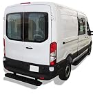 Black Horse Spartan Rear Step Board Black Compatible with 2015-2023 Ford Transit-150|2015-2023 Ford