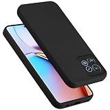 Cadorabo cover compatibile con Motorola Edge 40 Pro, cover in silicone liquido per Edge 40 Pro, custodia in silicone, resistente ai graffi e agli urti sottile cover protettiva - LIQUID NERO