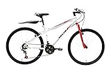 VELOCI Bicicleta Naukas Rodada 26 Blanco De Montaña