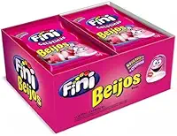 Bala de Gelatina Fini Beijos - Caixa com 12 unidade de 15g