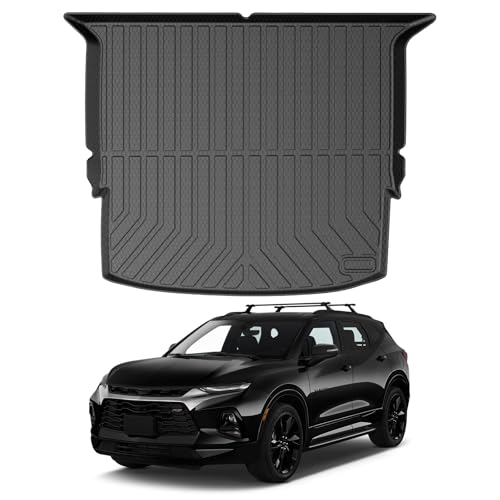 Mixsuper Cargo Liner for Chevrolet Blazer 2019-2024 2025 2026, Trunk Mat for Chevy Blazer Accessories All Weather Cargo Mat Rear Trunk Liner Black