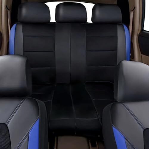Couverture siège voiture en cuir pour VW Cross Lavida 2014-2023 | Ensemble housses avant arrière - 5