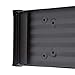 Gibraltar Mailboxes Admiral Medium Capacity Aluminum Textured Black, Post-Mount Mailbox, ADM11B01