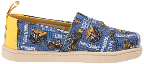 Toms Boy's Alpargata Loafer Flat, Blue Tonka Trucks Print, 8 Toddler #TOP5