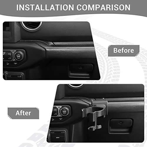 Soporte para Teléfono y Portavasos para Jeep Wrangler JL 2018+ miniatura 2