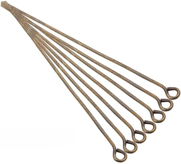 Épingles et tiges pour bijoux DIY en métal bronze 0.7x50mm pour création artisanale