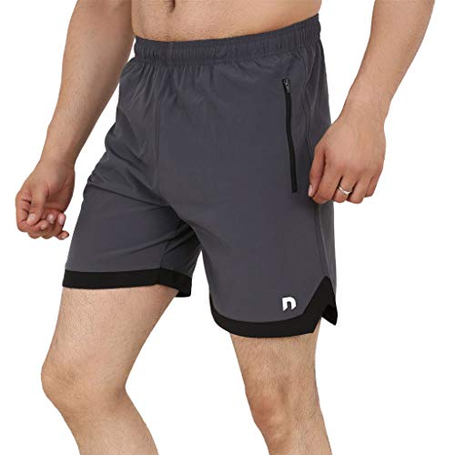Image of NEVER LOSE Men's Lightweight Performance Training Shorts with Quick-Dry Fabric for Running, Gym and Everyday Workouts