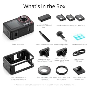 DJI Osmo Action 5 Pro Adventure Combo – 4K Action Camera, 1/1.3" Sensor, 12h Battery, 3 Batteries, Stabilization, Dual OLED Touchscreens, Mini Camera for Travel & Vlogging (Renewed) — photo 5 of 6